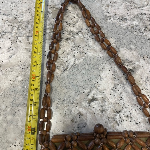 Set of 2 Vintage Wooden Bead Bags - Picture 11 of 11